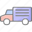 courier, delivery, transport, truck 