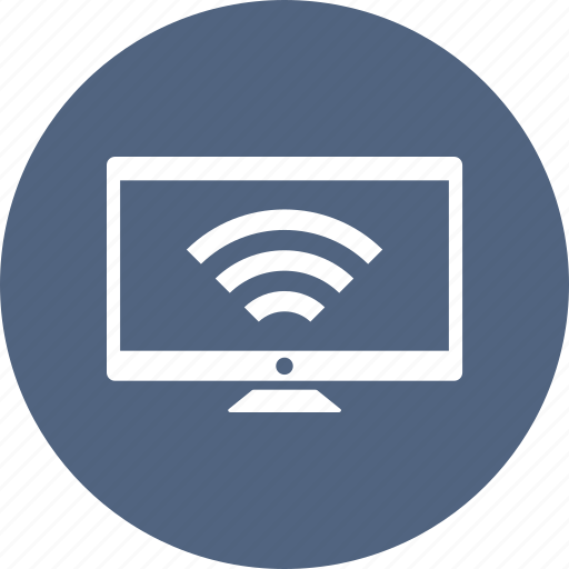 Computer, monitor, wifi icon - Download on Iconfinder