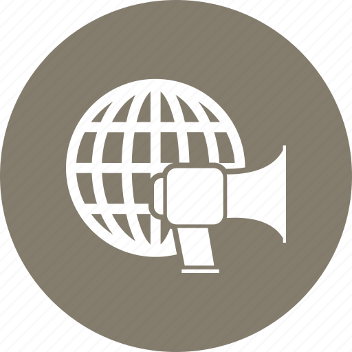 Earth, globe, planet, speaker, world icon - Download on Iconfinder
