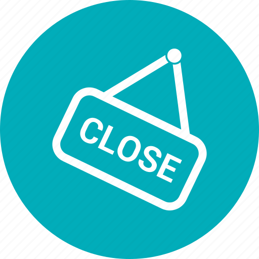 Close, close shop, label, shopping icon - Download on Iconfinder