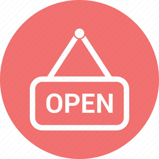 Open, shop open, we are open icon - Download on Iconfinder