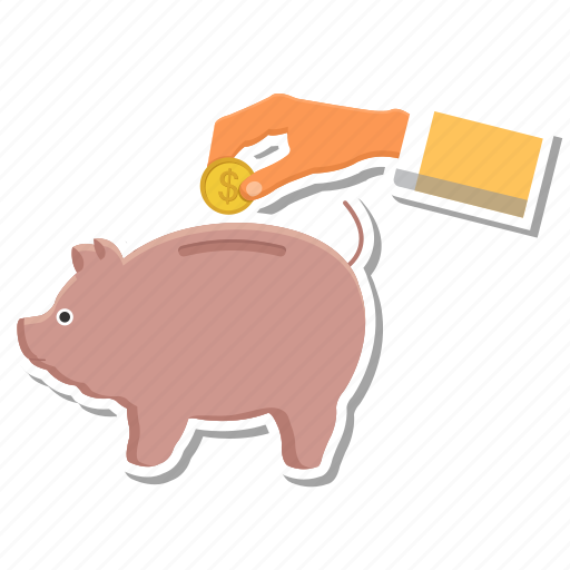 Bank, dollar, handcoin, piggy, savings icon - Download on Iconfinder