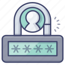 account, password, security, user