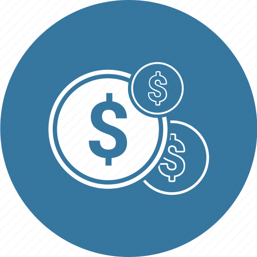 Coins, dollar, money, sign icon - Download on Iconfinder