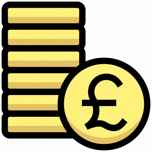 Business, cash, coins, currency, financial, money, pound icon - Download on Iconfinder