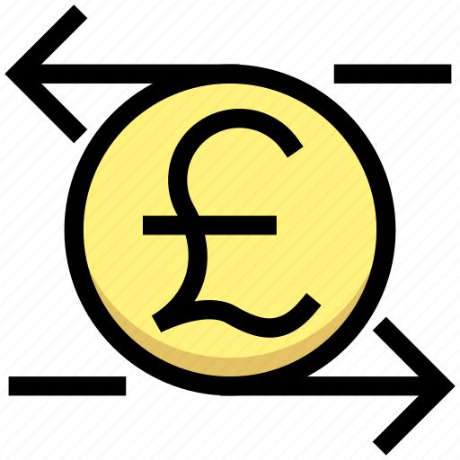 Business, currency, financial, investment, money, pound, sharing icon - Download on Iconfinder