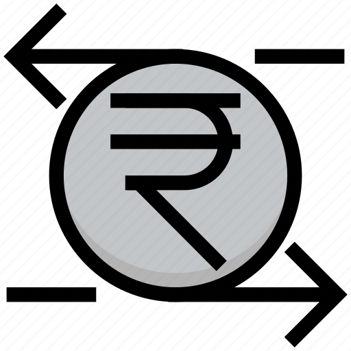 Business, currency, financial, investment, money, rupee, sharing icon - Download on Iconfinder