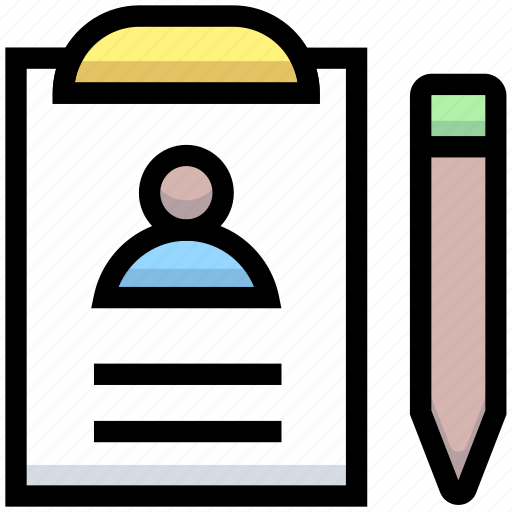 Account, business, clipboard, document, financial, pencil, people icon - Download on Iconfinder