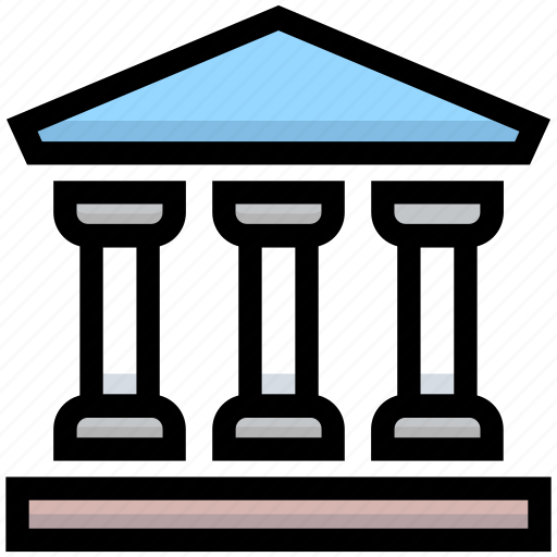 Bank, building, business, courthouse, financial, office, place icon - Download on Iconfinder