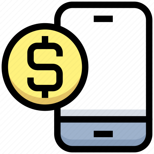 Business, financial, mobile, money, online banking, payment icon - Download on Iconfinder