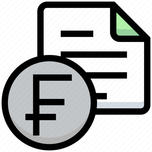 Bill, business, document, file, financial, franc, money icon - Download on Iconfinder