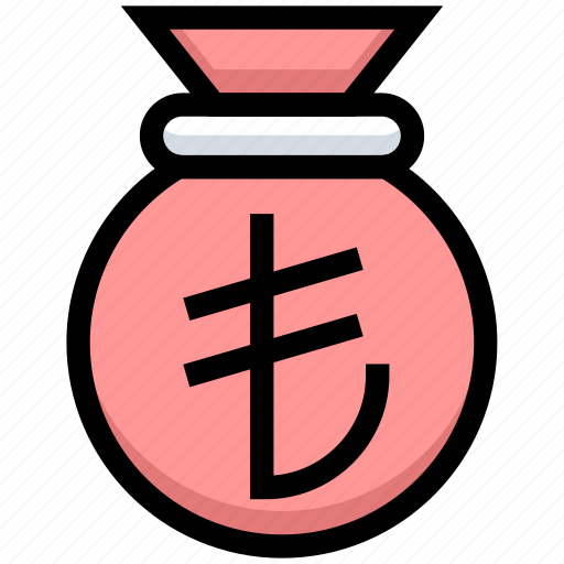 Bag, business, cash, financial, lira, money icon - Download on Iconfinder
