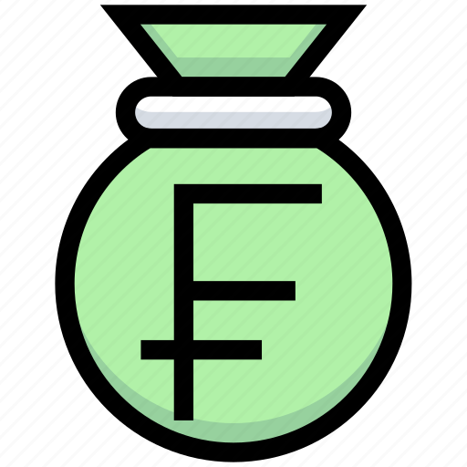 Bag, business, cash, financial, franc, money icon - Download on Iconfinder