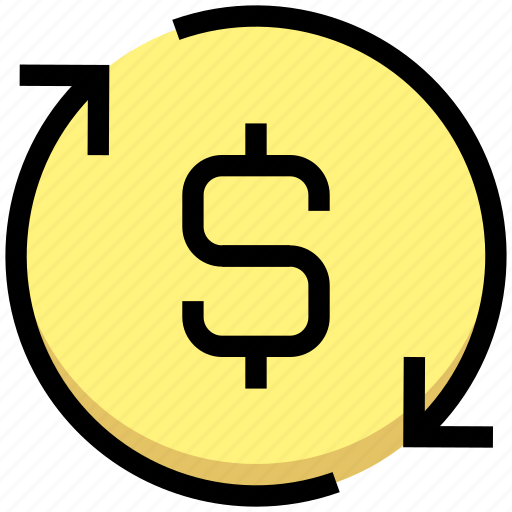 Business, currency, dollar, financial, money, sync, update icon - Download on Iconfinder