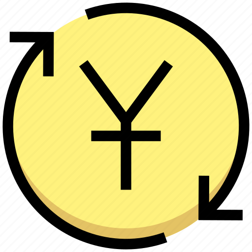 Business, currency, financial, money, sync, update, yuan icon - Download on Iconfinder