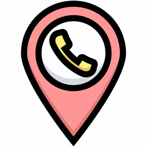 Business, calling, financial, gps, location, map pin icon - Download on Iconfinder
