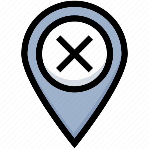 Business, delete, financial, gps, location, map pin icon - Download on Iconfinder