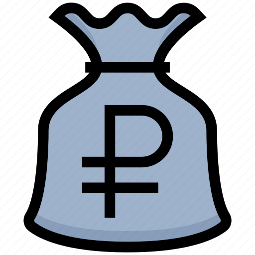 Bag, business, cash, financial, money, ruble icon - Download on Iconfinder