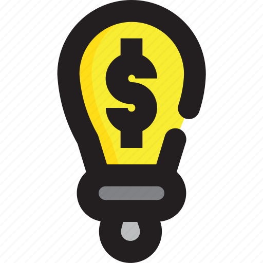 Business, dollar, finance, lamp icon - Download on Iconfinder