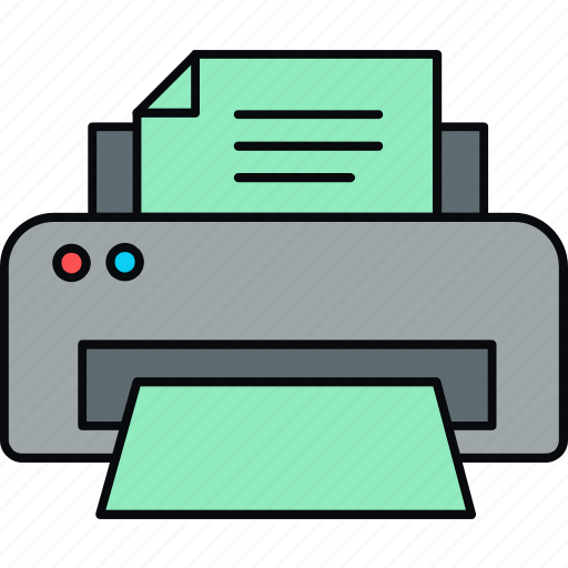 Print, printer, printing, document icon - Download on Iconfinder