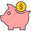 bank, cashback, piggy, saving, savings, finance, money 