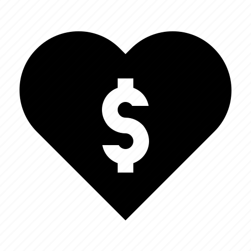 Business, dollar, heart, love money, love wealth icon - Download on Iconfinder
