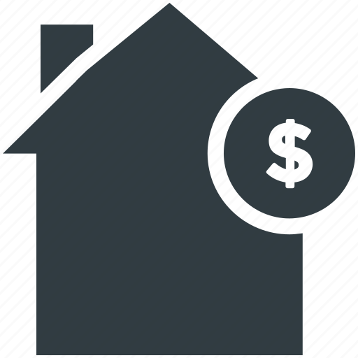 Dollar, home, house, house for sale, property icon - Download on Iconfinder