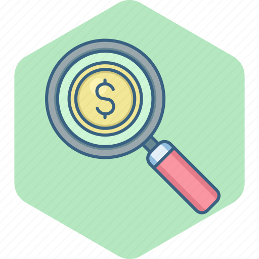 Dollar, money, search, business, cash, invest, investment icon - Download on Iconfinder