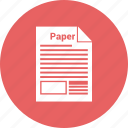 document, file, office, office paper, page, paper, paragraph 