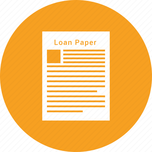 Banking, loan, loan agreement, loan application icon - Download on Iconfinder