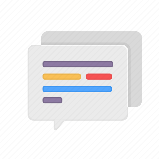 Bubble, chat, communication, conversation, dialog, talk icon - Download on Iconfinder