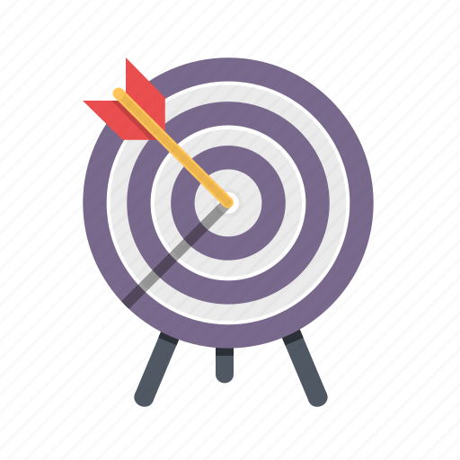Aim, ambition, arrow, goal, intention, marketing, target icon - Download on Iconfinder