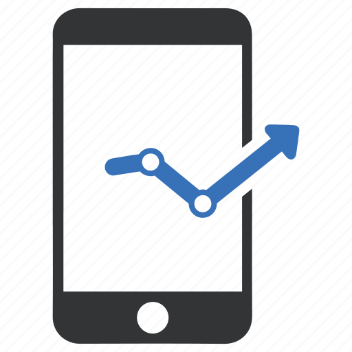 Mobile analytics, monitoring, statistics icon - Download on Iconfinder