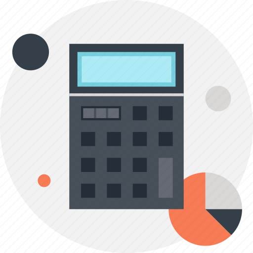 Accounting, budget, calculate, calculator, chart, finance, math icon - Download on Iconfinder