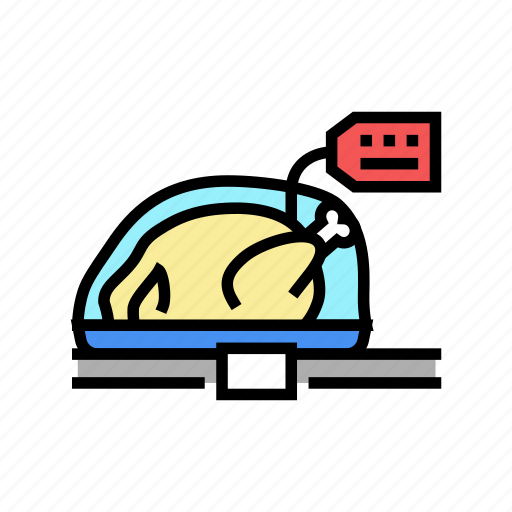 Chicken, carcass, package, market, counter, meat icon - Download on Iconfinder
