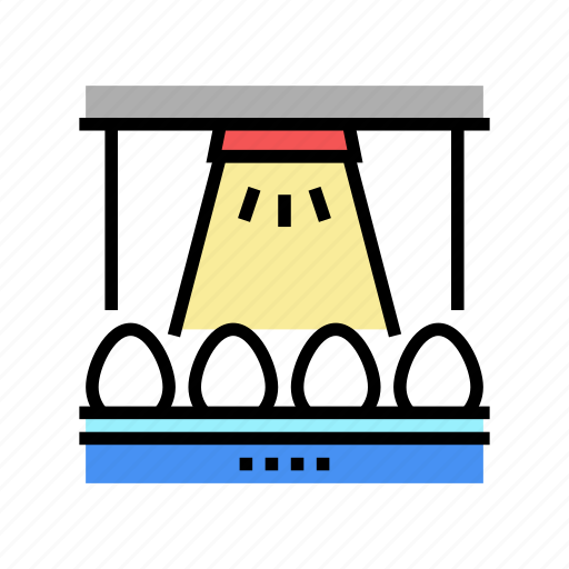 Egg, factory, conveyor, chicken, meat, feather icon - Download on Iconfinder