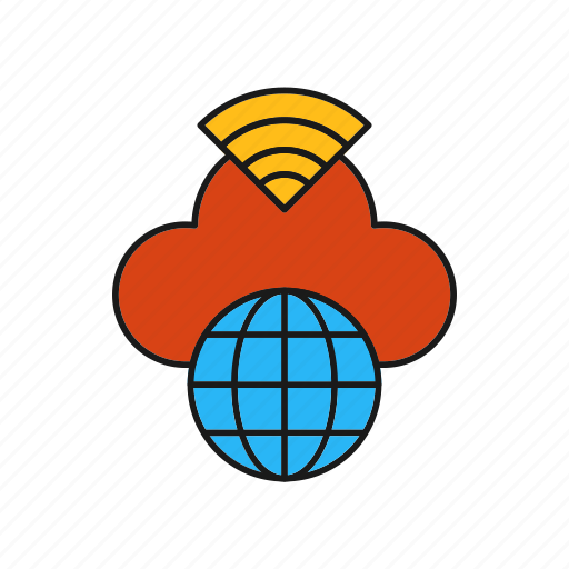Earth, global, network, signals icon - Download on Iconfinder