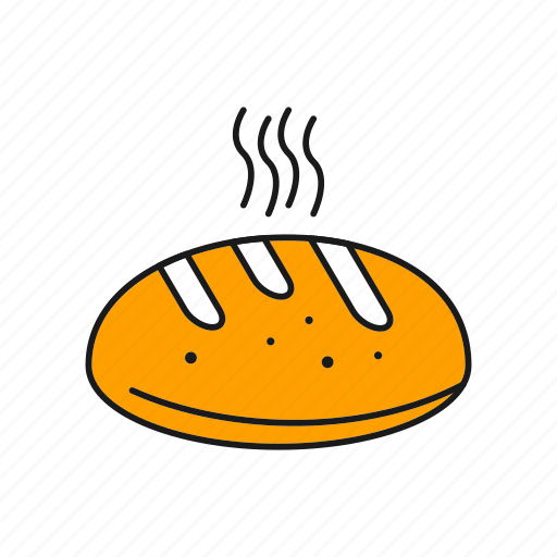 Baguette, bread, food, hot icon - Download on Iconfinder