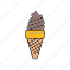 cone, cream, ice 