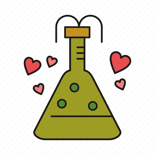 Chemistry, flask, love, potion icon - Download on Iconfinder