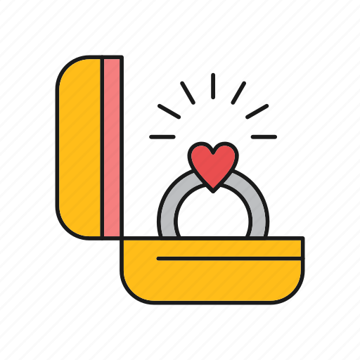 Day, love, marriage, proposal, ring, valentine, wedding icon - Download on Iconfinder