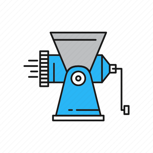 Electric, grinder, kitchen, manual, meat icon - Download on Iconfinder