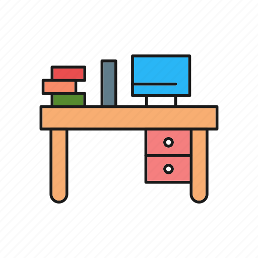 Books, lcd, office, system icon - Download on Iconfinder