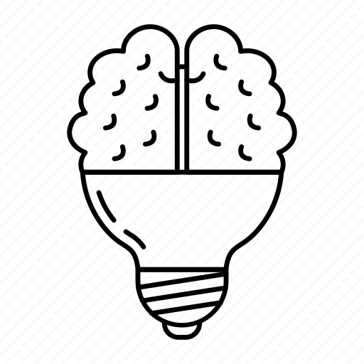 Brain, idea, bulb icon - Download on Iconfinder
