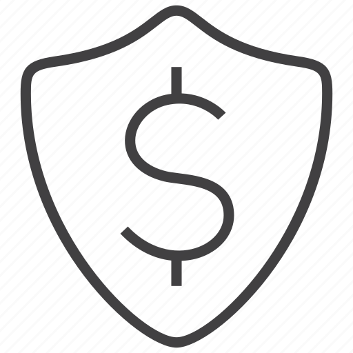 Shield, finance, financial, money, protection, secure, security icon - Download on Iconfinder