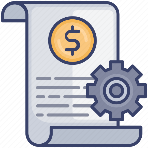 Document, money, options, page, paper, preferences, settings icon - Download on Iconfinder