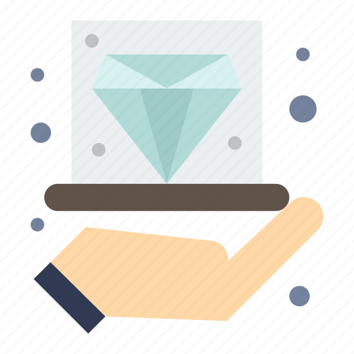 Business, diamond, hand, hold, jam icon - Download on Iconfinder