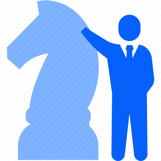 Business, strategy, marketing, people, chess, management icon - Download on Iconfinder