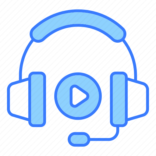 Headphone, customer service, headset, video, help icon - Download on Iconfinder