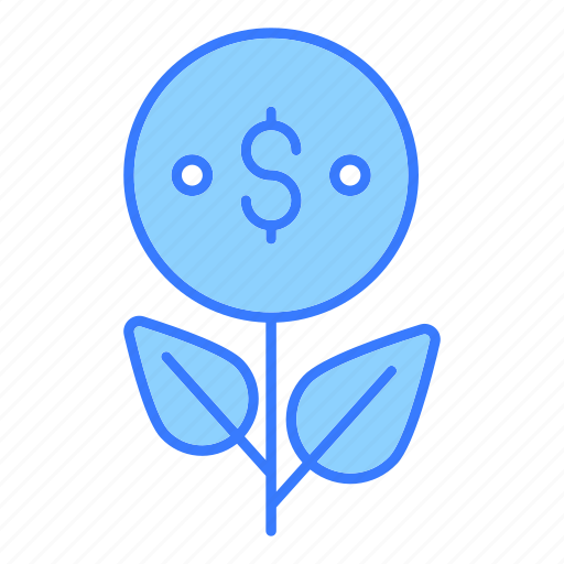 Growth, investment, dollar, money, plant icon - Download on Iconfinder